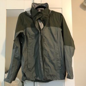 REI Green Rainier Rain Jacket